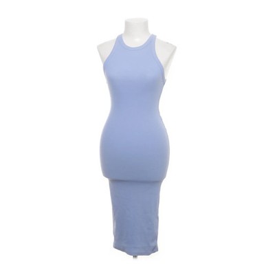 Zara, Maxikleid, Größe: S, Blau, Baumwolle/Polyurethan, Einfarbig #DJl