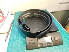 Fun Buckles Size Small Italian Design Black Leather Belt 37"