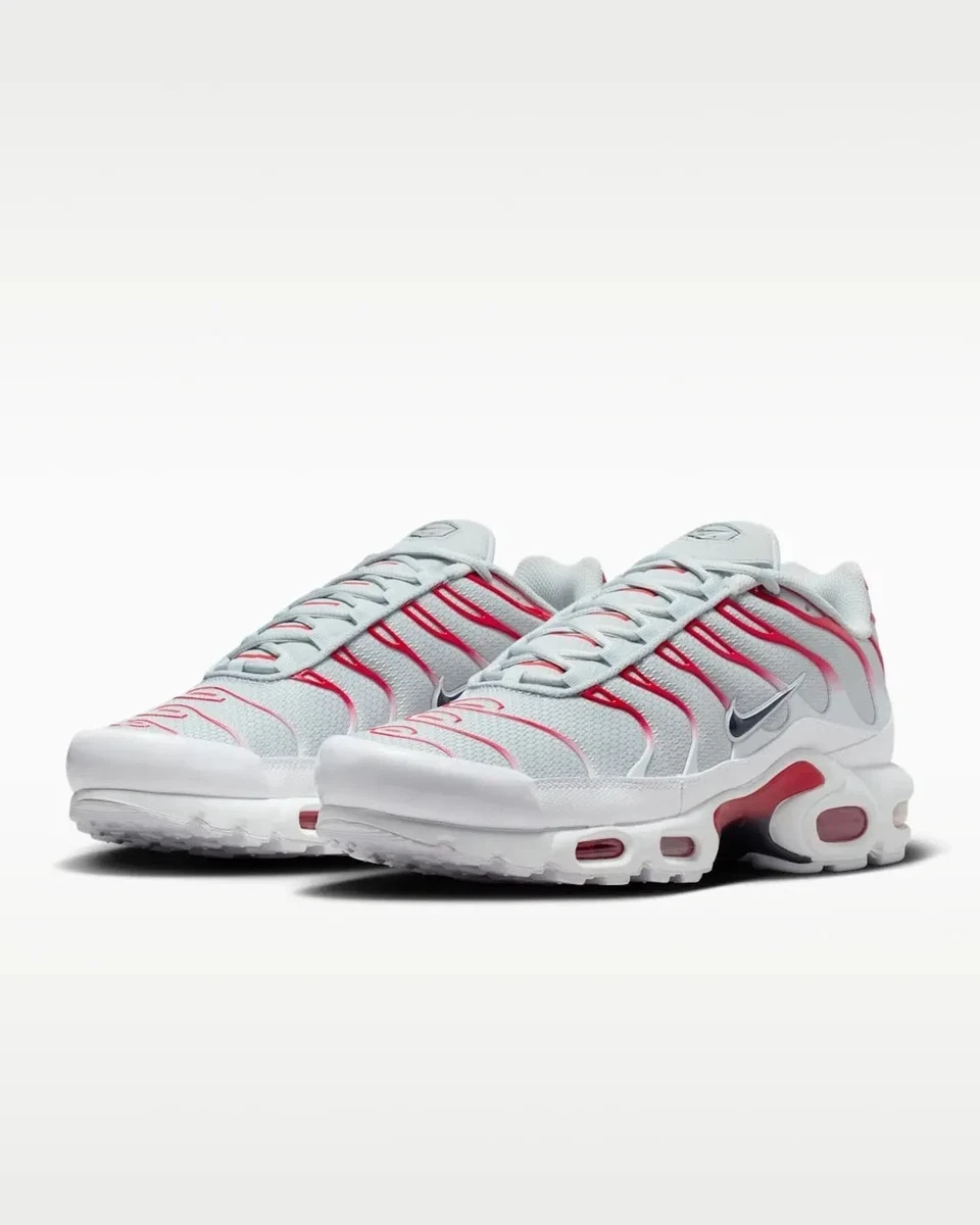 Nike Air Max Plus Pure Platinum University Red for Sale  display picture 1
