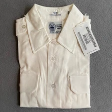 Defense Logistics Agency Garrison Collection Mens 16C White Shirt Short Sleeve