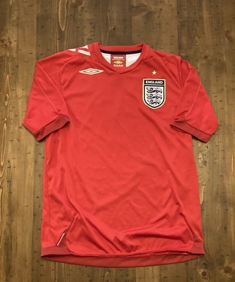 Maillot Vintage 2006/08 Angleterre Extérieur (M) Authentique