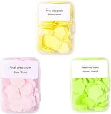 WLngtv 300pcs Portable Hand Washing Soap Sheets, 300 Pieces, multicolored