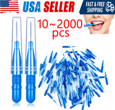Dental Orthodontic Oral Floss Interdental Brush Lot Toothpick Teeth Cleaning LOT