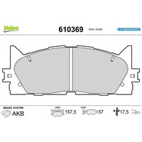 Valeo BremsbelÄGe Satz Vorderachse Passend FüR Toyota Avalon Camry | 610369
