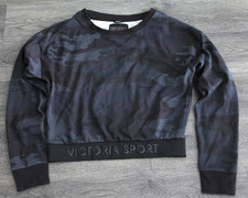 VICTORIA'S SECRET SPORT LOGO CREW PULLOVER SWEATSHIRT size S