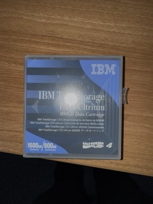 IBM TotalStorage LTO Ultrium 4 800GB/1600GB Data Cartridge ~ Brand New ~ Sealed