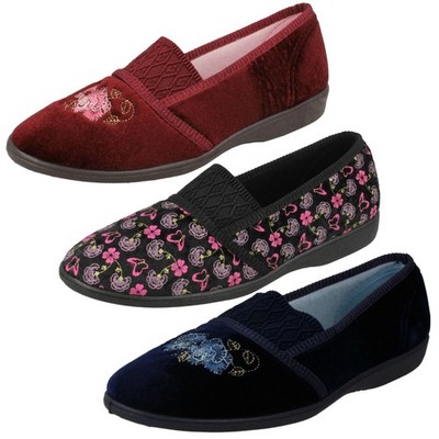 Nevada Damen Blumendesign Hausschuhe Stil - 223069