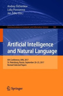 Filchenkov - Artificial Intelligence and Natural Language   6th Confer - X555z