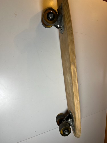 Skateboard vintage anni 60 60 legno legno PIEDE GOOFY Fort Worth TEXAS ruota acciaio - Foto 16 di 23