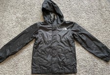 North Face Windbreaker Jacket Boys Small 7/8 Black Dryvent