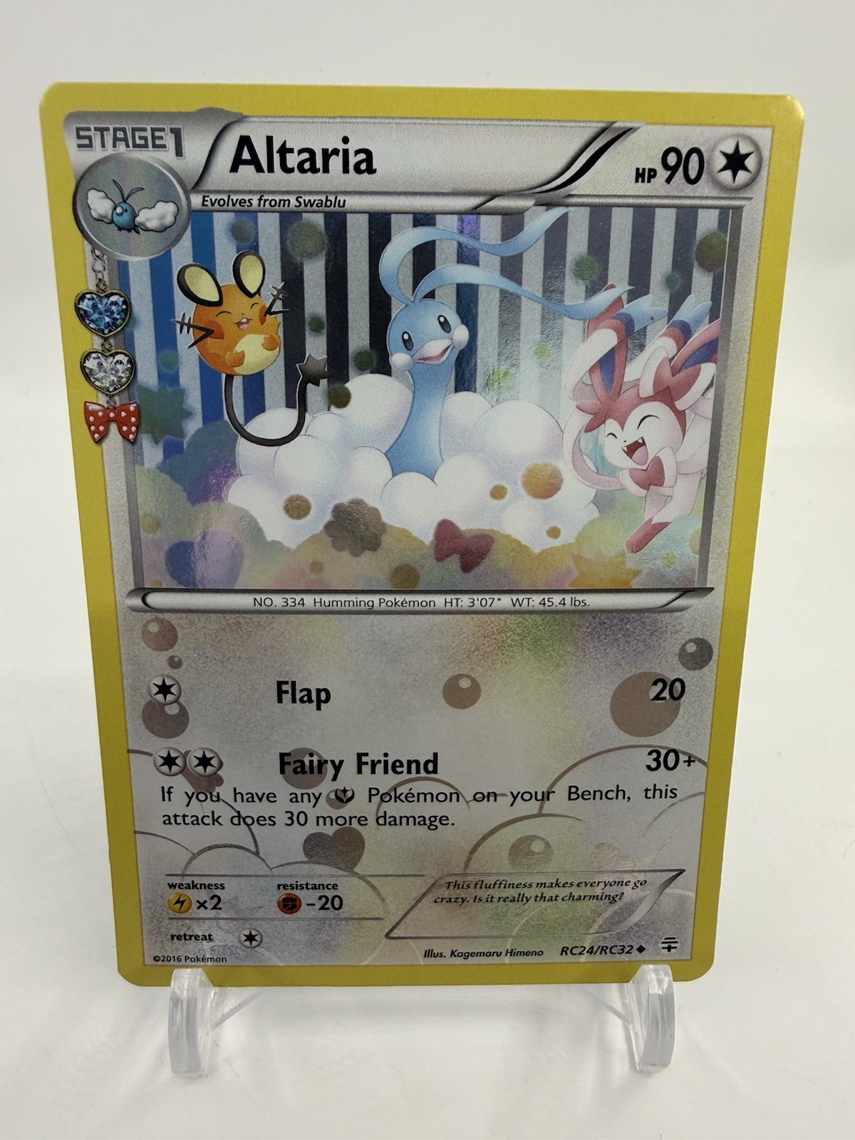 Altaria RC24/RC32 Uncommon Generations Pokemon Holo Lightly Played