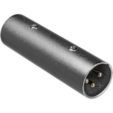 Hosa Technology GXX144 Male 3-Pin XLR to Male 3-Pin XLR Adapter Gender Changer 