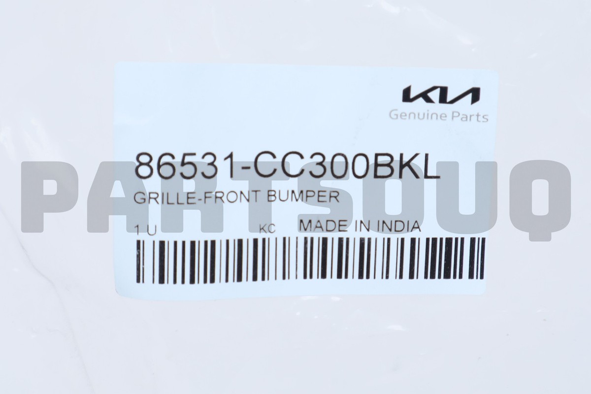 86531CC300BKL Genuine Hyundai / KIA GRILLE-FRONTBUMPER | eBay