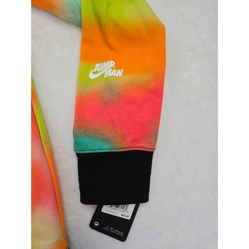 NWT Nike Jordan Jumpman Fleece Hoodie XL (13-15years) Tie-Dye Psychedelic - Picture 3 of 6