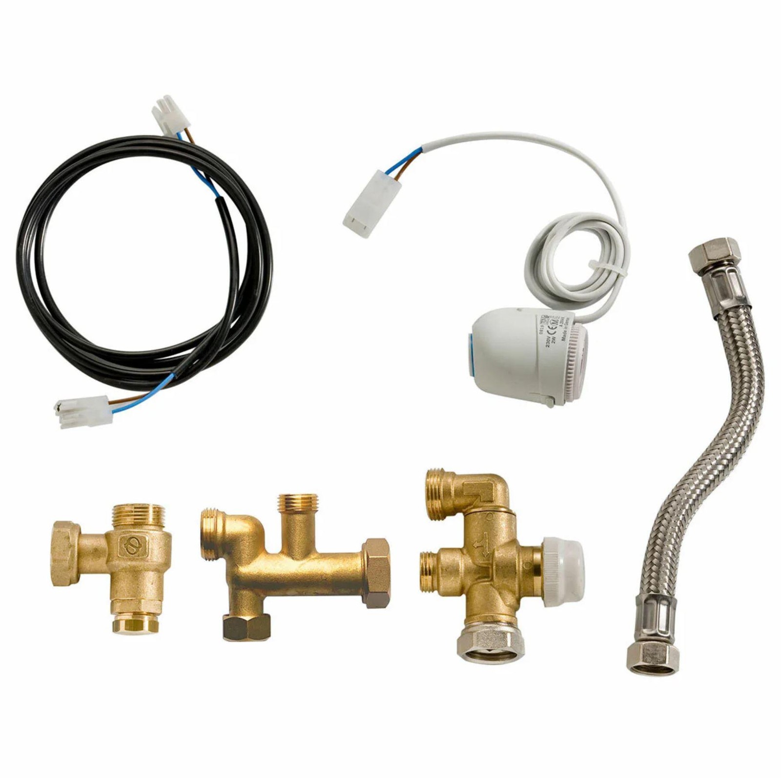 Kit hydraulique 2 voies avec servomoteur à isolation thermique renforcée