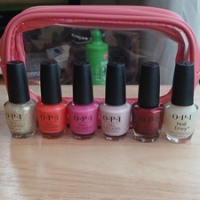 OPI Nail Lacquer Set x6 Multicolour Shimmer NLS021 NL F81 NLS016 NL H004