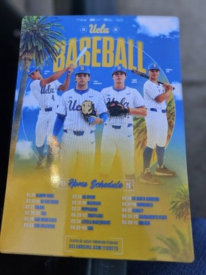 2026 UCLA Bruins baseball schedule magnet Roch Cholowsky 