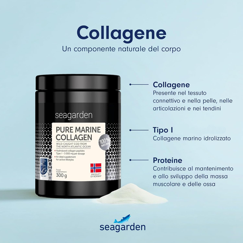 Collagene Marino in Polvere - Collagene Idrolizzato Tipo I – 5000Mg - Collagene - Foto 4 di 12