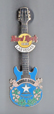 Hard Rock Cafe Pin: Las Vegas Battle Born Nevada Guitar le300