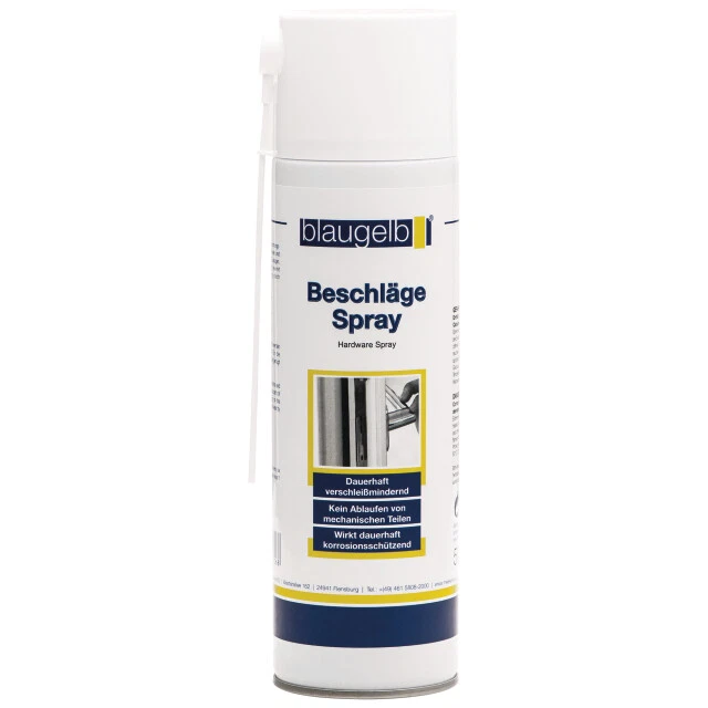 Blaugelb Beschlag-Spray 500 ml Wartung von Fenster und Türen Schmiermittel