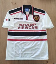 MANCHESTER UNITED AWAY 1998 FOOTBALL JERSEY