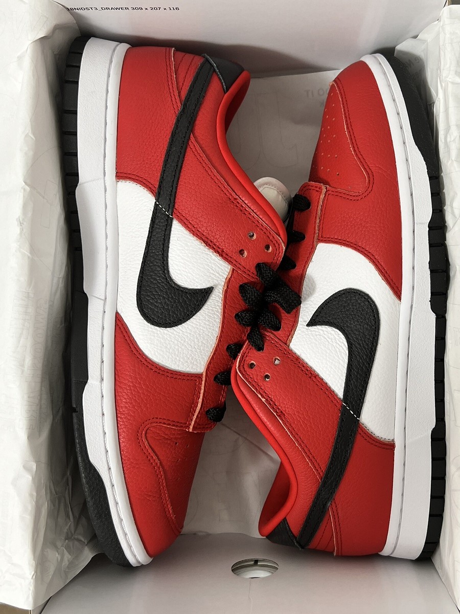Nike Dunk Low ID By You Chicago Red White Black Sz 10 | eBay display picture 3