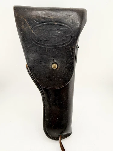 WW2 US Military Dark Brown Leather .45 M1911A1 Holster Colt 1911 Original