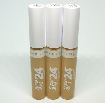 3 x MAYBELLINE SuperStay 24H Concealer MEDIUM 3