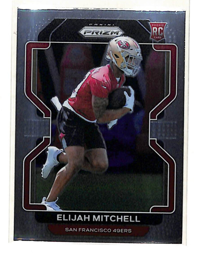 2021 Panini Prizm #399 Elijah Mitchell Rookie RC Card 49ers