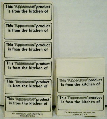 67 Vintage This Tupperware Product Is From The Kitchen Of Labels