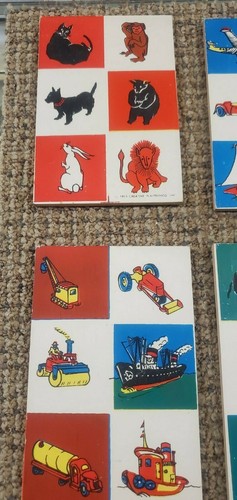 VINTAGE 1959 Creative Playthings wood lotto game - complete (FC17-3-G713) - Picture 4 of 6