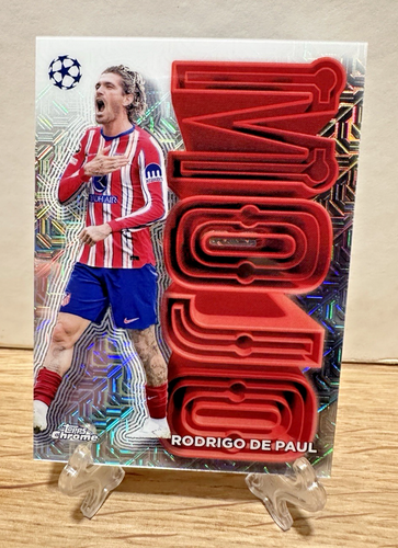 2024-25 Topps UCC Flagship Rodrigo de Paul Mojo Refractor SSP - Atletico
