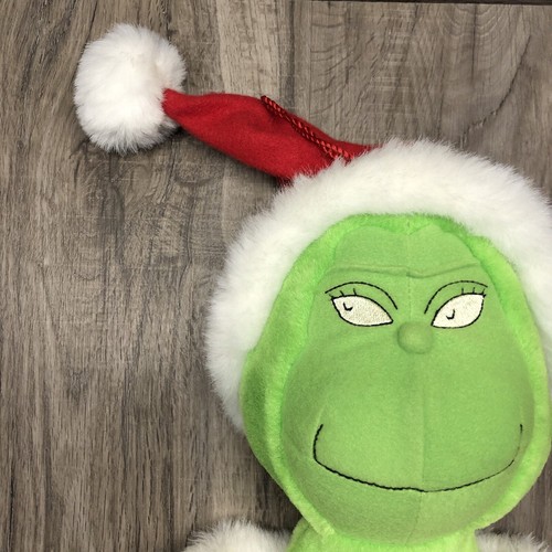 1998 Dr. Seuss The Grinch Hallmark Plush 3D Christmas Holiday Stocking - Picture 3 of 11