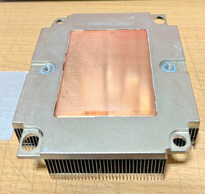 1U Passive CPU Cooler Processor Heat sink for Intel Xeon LGA 3647 Socket Foto 3 de 3