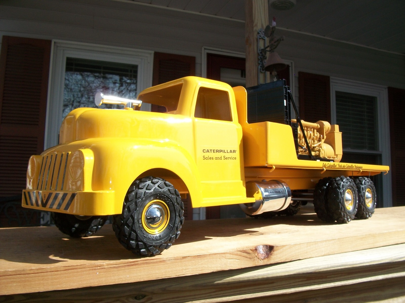 All American Toys Caterpillar Service Delivery 1 Of 100 W/Box & W/Cat