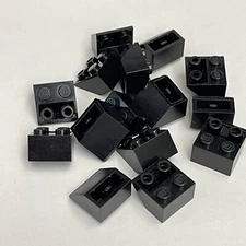 Lego 3660 Black Replacement Parts Pieces Lot of 15