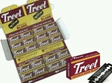 240 Treet Carbon Black Beauty  double edge Safety razor Shaving blade Value Pack