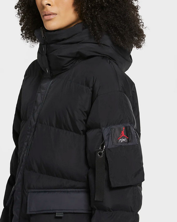 Nike Size S $375 Air Jordan Down Parka Jacket Long Coat RARE SOLD OUT Style image 9