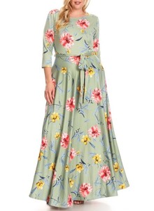 fit and flare maxi dress