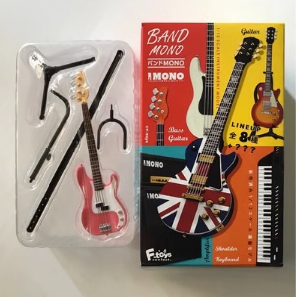 Guitar MONO 1/12スケールギターモデル Miniature Rock Mono Guitars & Amplifiers - 1/12 Scale