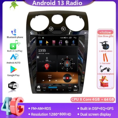 12.1'' Car Radio Stereo For Bentley Flying Spur Continental 2004-2012 Tesla Style
