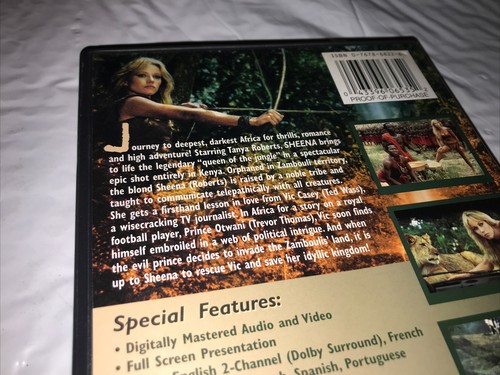 Sheena (Full Screen DVD, 2001) Dvd Used - Picture 4 of 6