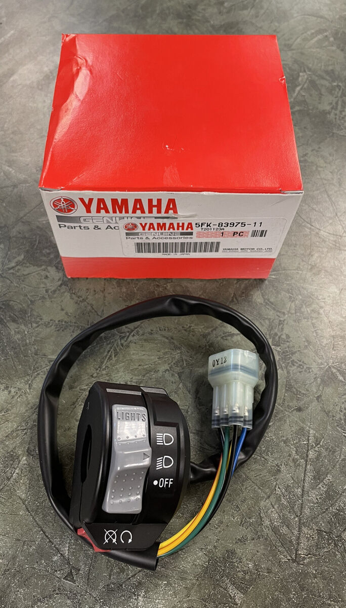 02-06 Yamaha Banshee 350 Left Handlebar Kill Switch Hi Low 02-06 Yamaha Banshee 350 Left Handlebar Kill Switch Hi Low