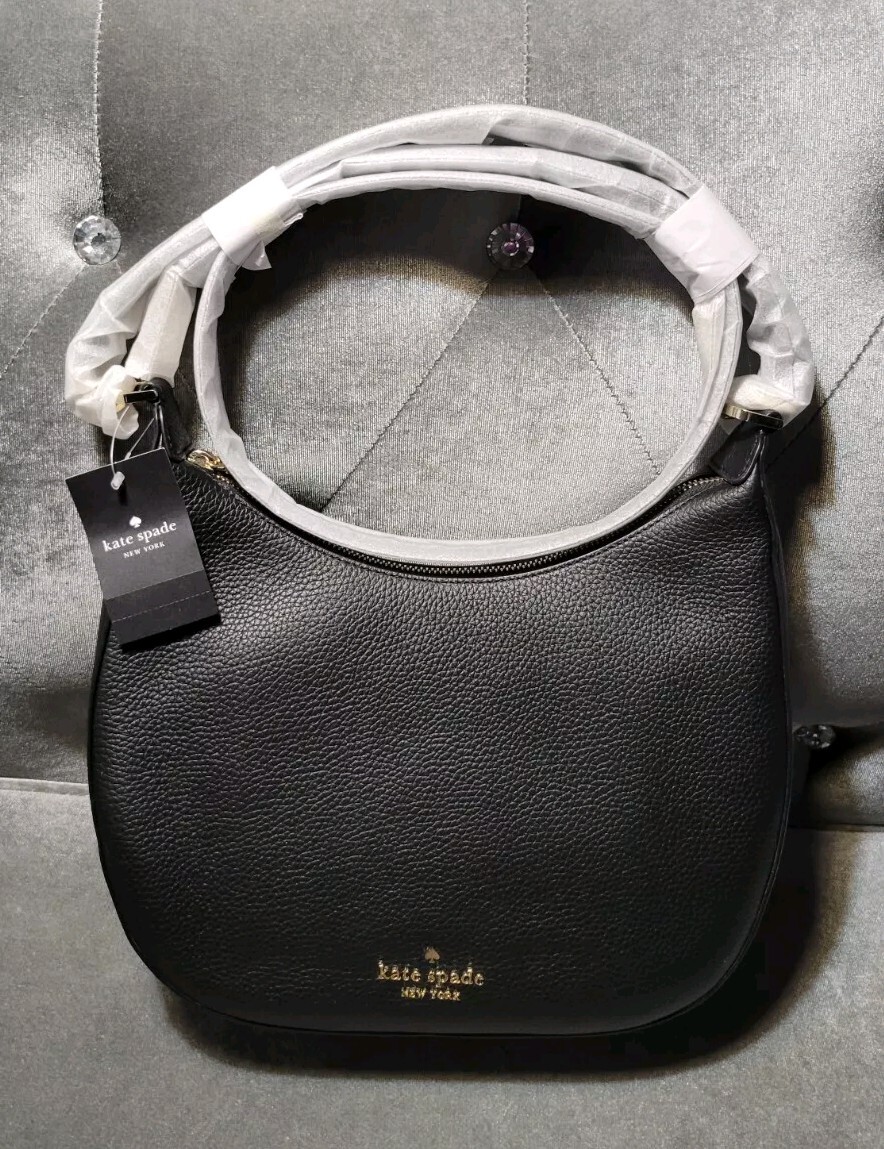 KATE SPADE JANIE Black Pebbld Leathr Handle Shouldr Strap Hobo NWT/NIP MSRP  $429