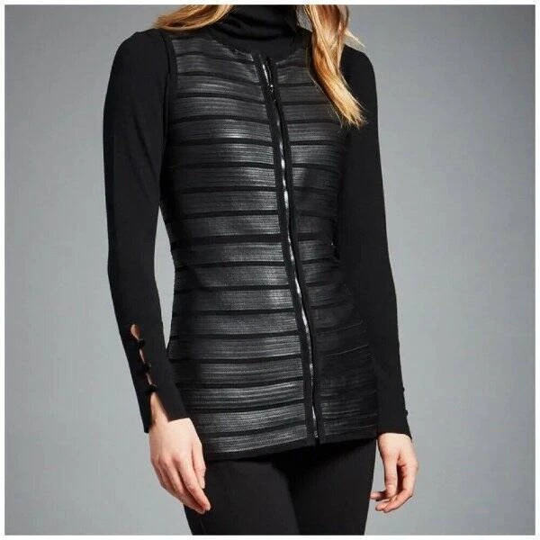 Chaleco de cuero Etcetera talla 2 $398 Foto 3 de 4