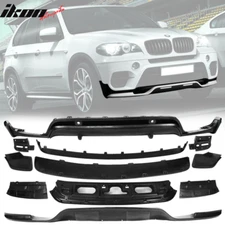 Fits 11-13 BMW X5 E70 Lci Model Front & Rear Bumper Lip Spoiler Kit 13Pcs PP