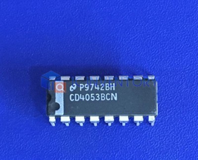 10PCS CD4053BCN IC MUX/DEMUX TRIPLE 2X1 16DIP Fairchild