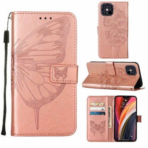 Butterfly Flip Wallet Leather Phone Case For iPhone 11 12 13 Pro Max XR XS 7 8 - 第 9/68 張圖片