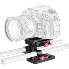 CAMVATE Quick Release Mount Base QR Plate 15mm LWS Clamp For Manfrotto Standard