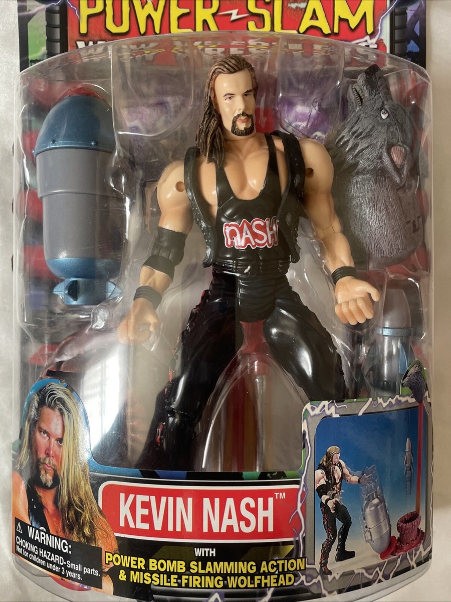 WWE POWER SLAM　WCW WRESTLERSフィギュア WCW STING Power Slam Wrestling Action Figure With Bat NEW